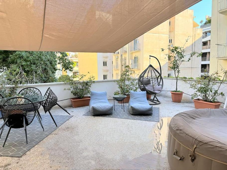 Amazing 3Bdr Apt With Unique Roof Garden In Plaka เอเธนส์ ภายนอก รูปภาพ
