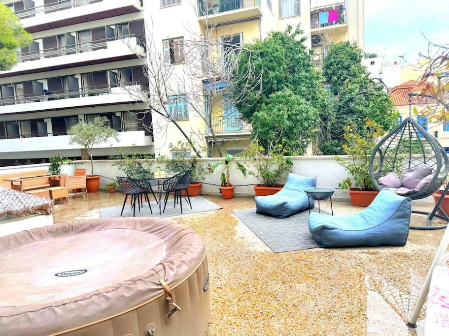 Amazing 3Bdr Apt With Unique Roof Garden In Plaka เอเธนส์ ภายนอก รูปภาพ