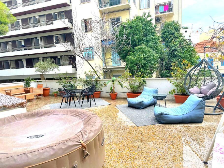 Amazing 3Bdr Apt With Unique Roof Garden In Plaka เอเธนส์ ภายนอก รูปภาพ